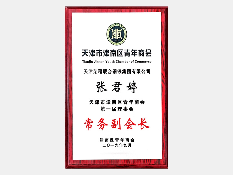 天津市津南區青年商會第一屆理事會常務副會長